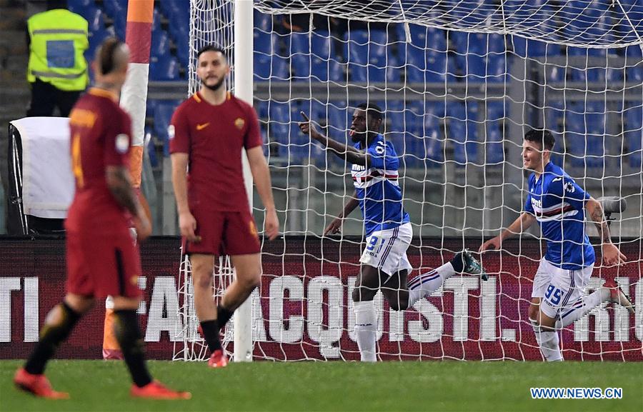 (SP)ITALY-ROME-SOCCER-SERIE A-ROMA VS SAMPDORIA  