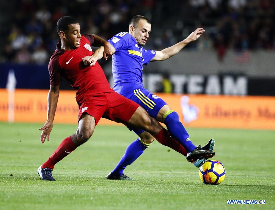 (SP)U.S.-LOS ANGELES-SOCCER-FRIENDLY MATCH-USA VS BIH