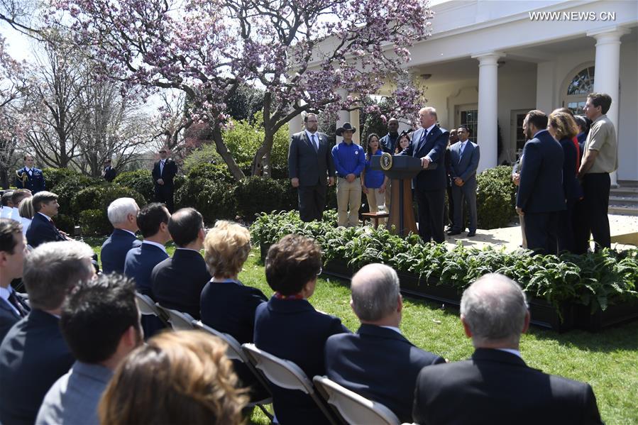 U.S.-WASHINGTON D.C.-PRESIDENT-TRUMP-SYRIA