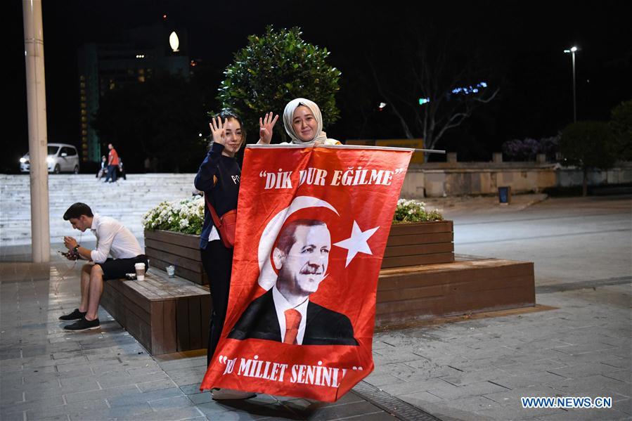 TURKEY-ISTANBUL-ELECTION-ERDOGAN'S SUPPORTERS-CELEBRATION