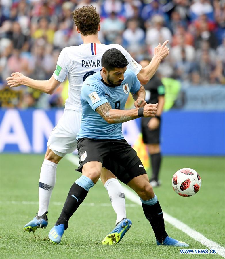 (SP)RUSSIA-NIZHNY NOVGOROD-2018 WORLD CUP-QUARTERFINAL-URUGUAY VS FRANCE