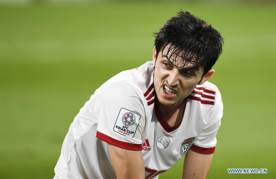 (SP)UAE-ABU DHABI-FOOTBALL-ASIAN CUP-CHINA-IRAN