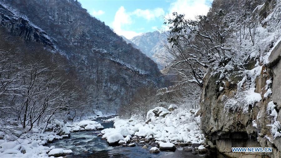 CHINA-SHAANXI-QINLING MOUNTAINS-SNOW-SCENERY (CN)