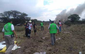Aeromexico plane crashes soon after taking off near airport in nothern Mexico