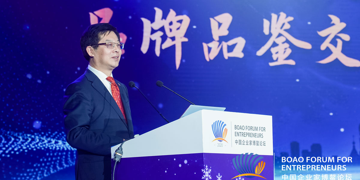 新華社黨組成員、秘書(shū)長(zhǎng)宮喜祥出席2020中國(guó)企業(yè)家博鰲論壇品牌品鑒交流會(huì)暨哈爾濱之夜