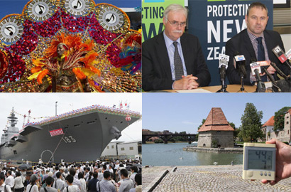 一周國際掃描：日本&ldquo;出云&rdquo;號(hào)下水 或再建準(zhǔn)航母