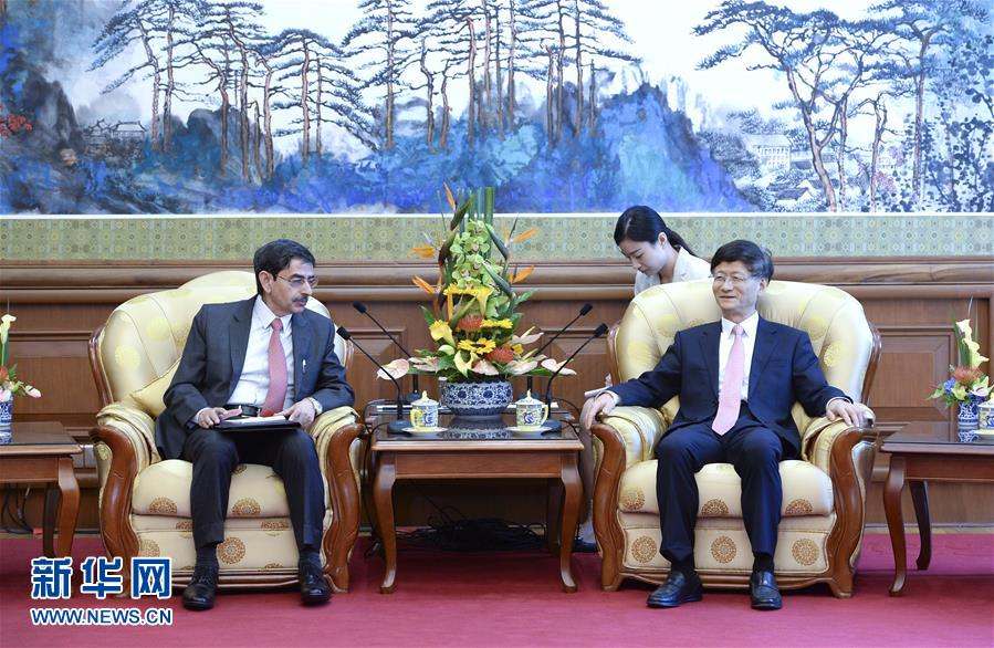 (XHDW)孟建柱會(huì)見(jiàn)首次中印反恐安全對(duì)話印方代表團(tuán)