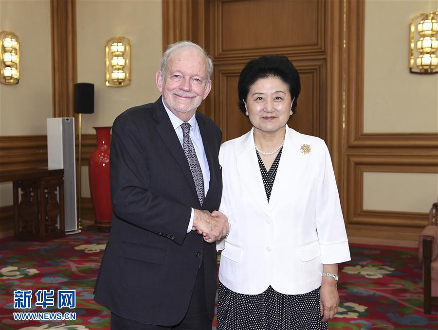 （XHDW）劉延?xùn)|會(huì)見(jiàn)聯(lián)合國(guó)兒童基金會(huì)執(zhí)行主任安東尼&middot;萊克