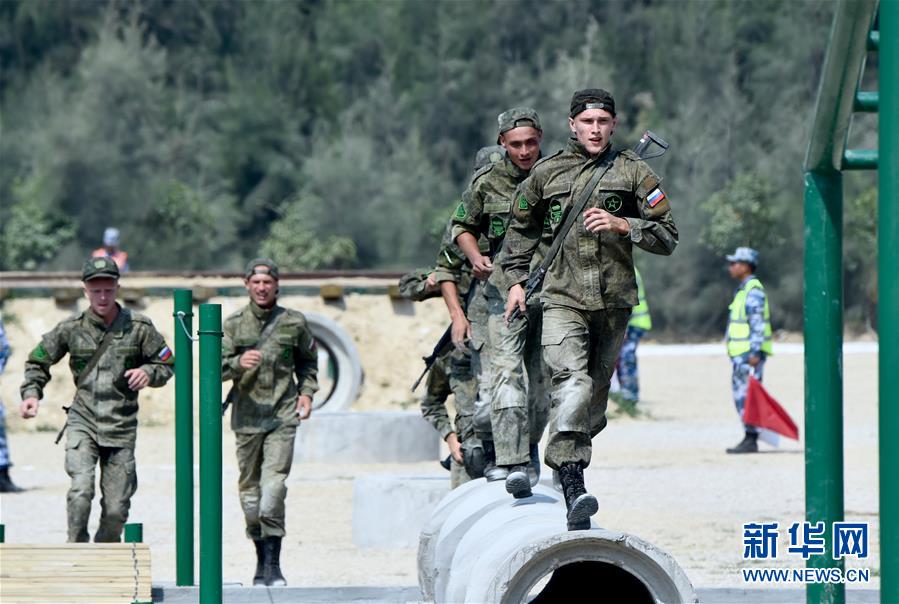 （軍事&middot;圖文互動(dòng)）（6）海上登陸賽障礙賽打響　中國(guó)隊(duì)包攬前3名