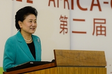 劉延東出席第二屆中非青年大聯(lián)歡閉幕大會