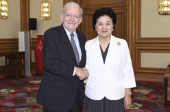 劉延東會見聯(lián)合國兒童基金會執(zhí)行主任安東尼&middot;萊克