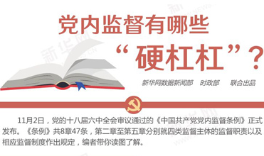 黨內監(jiān)督有哪些&ldquo;硬杠杠&rdquo;？