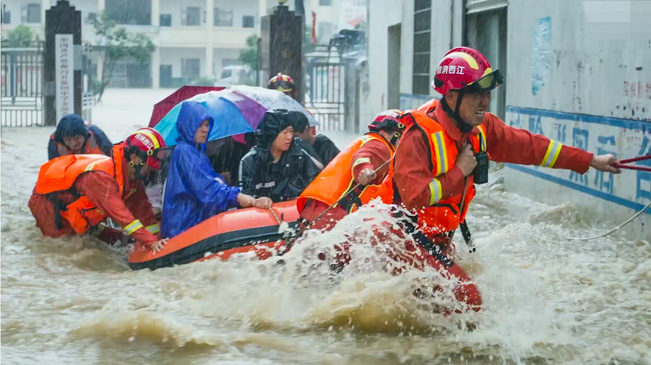 驚心動魄！80秒直擊江西抗洪最前線！