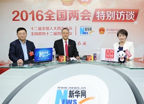 胡云騰、王建業(yè)做客新華網(wǎng)