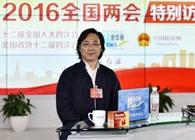 廖昌永在訪(fǎng)談現(xiàn)場(chǎng)