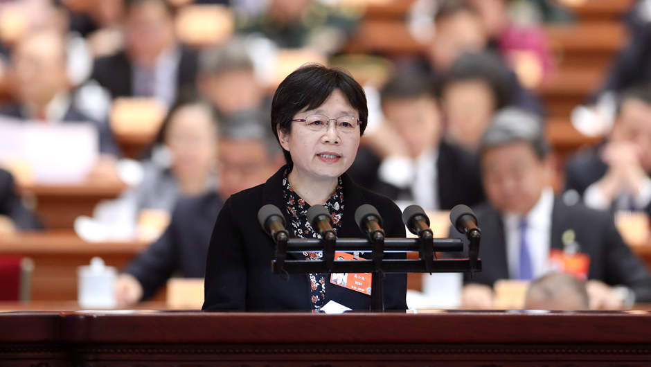 民革中央副主席、上海市委會(huì)主委，上海市人大常委會(huì)副主任 高小玫