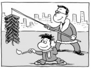 春節(jié)若遇霧霾，煙花怎么放？