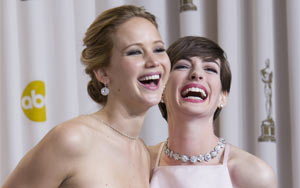 劉易斯和詹妮弗&middot;勞倫斯分獲最佳男女主角