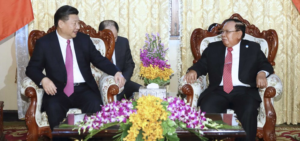 習近平同老撾人民革命黨中央委員會總書記、國家主席本揚舉行會談