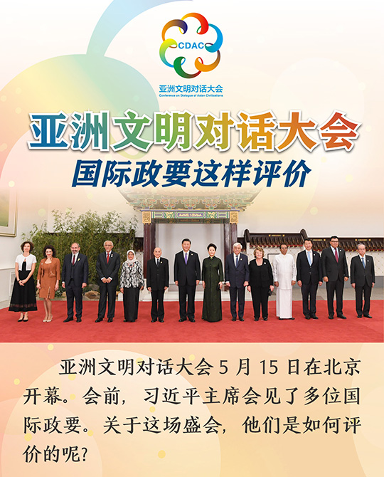 亞洲文明對話大會，國際政要這樣評價